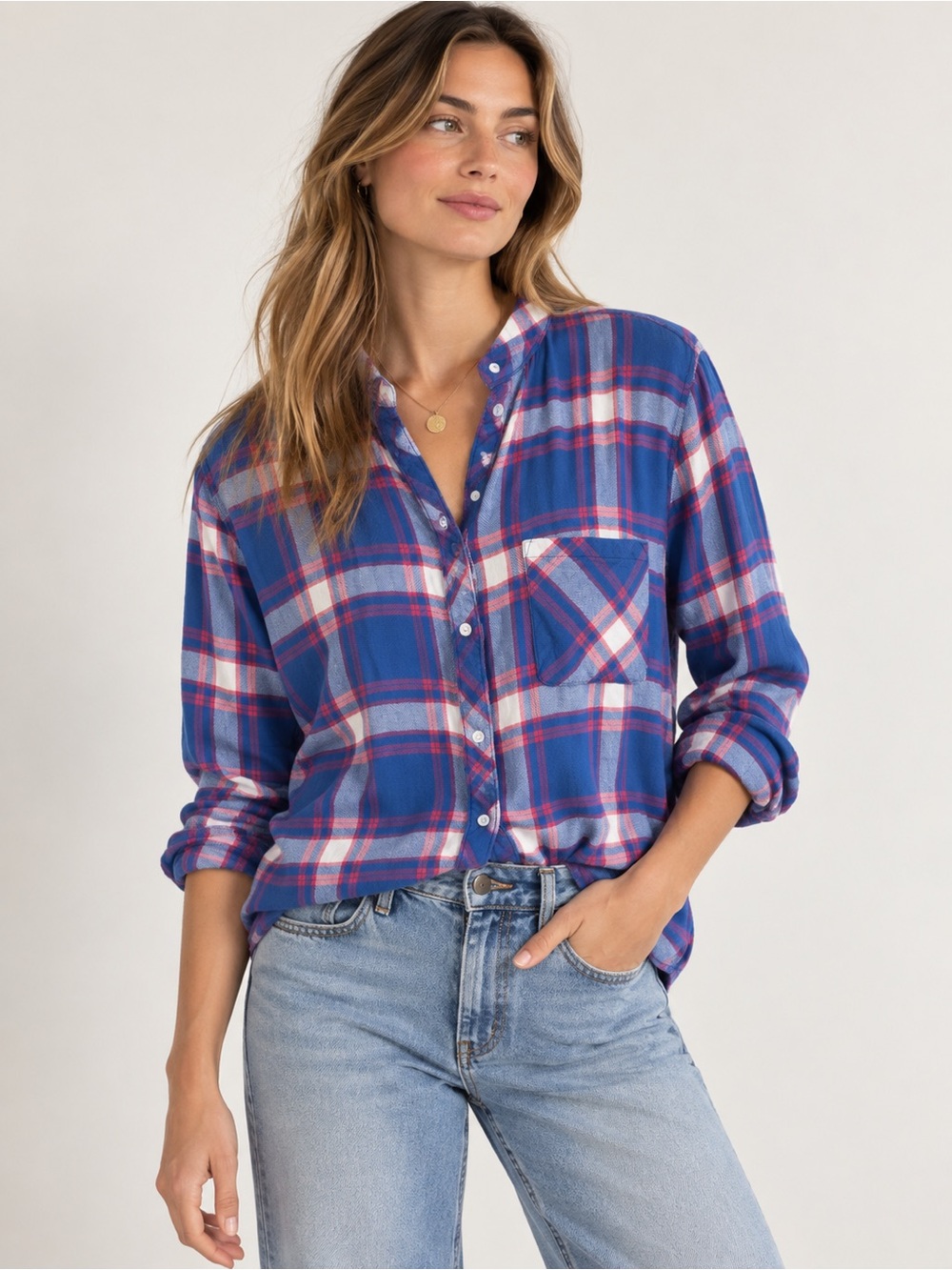 RAILS PLAID BUTTON DOWN